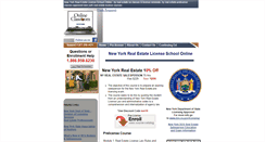 Desktop Screenshot of newyorkrealestatelicenseschoolonline.com