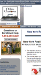 Mobile Screenshot of newyorkrealestatelicenseschoolonline.com