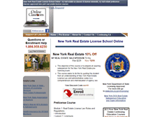 Tablet Screenshot of newyorkrealestatelicenseschoolonline.com